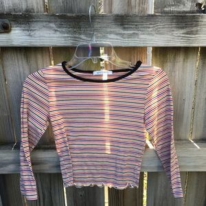 Cropped lettuce tee!!